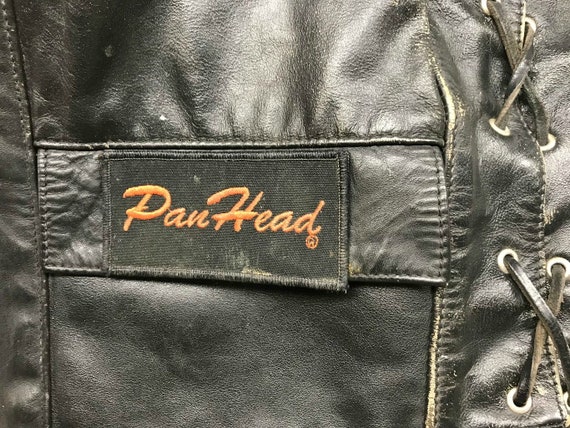 Vintage Harley Davidson Leather Biker Vest with P… - image 10