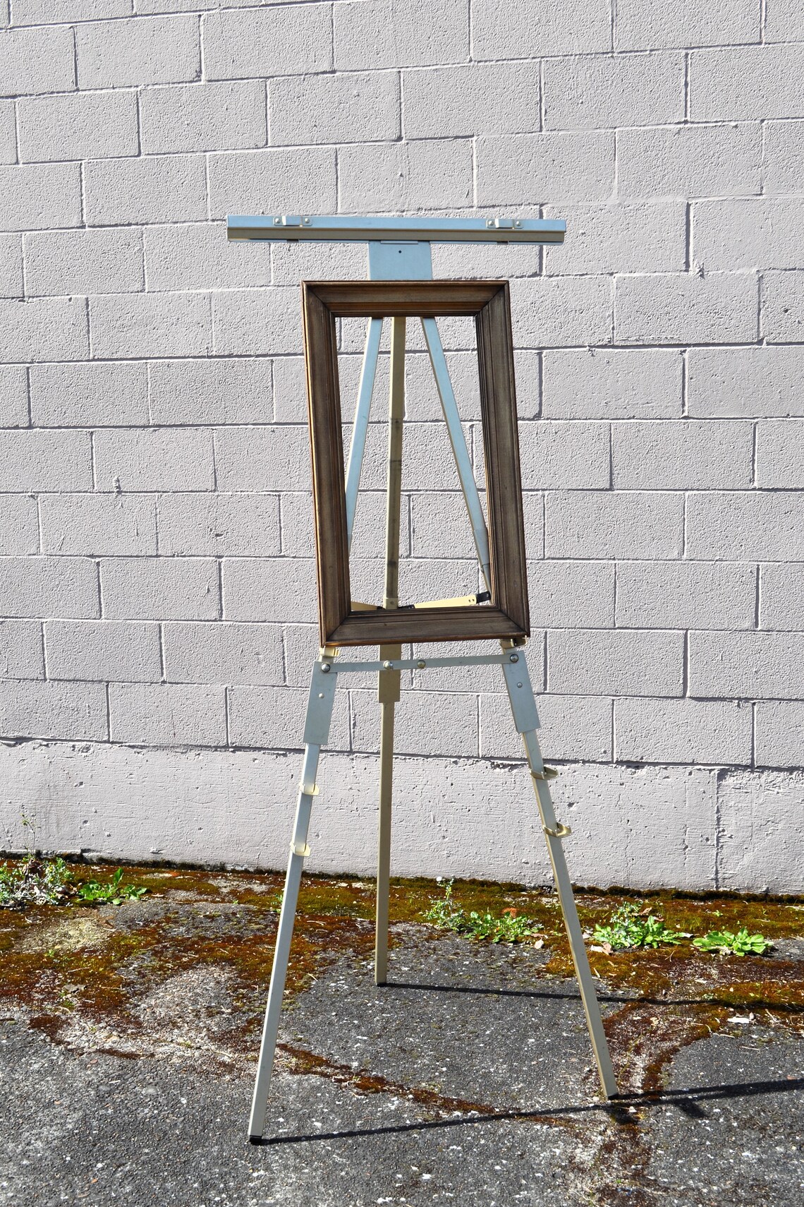 Vintage Floor Easel Vintage Metal Easel Oravisual Dual Etsy
