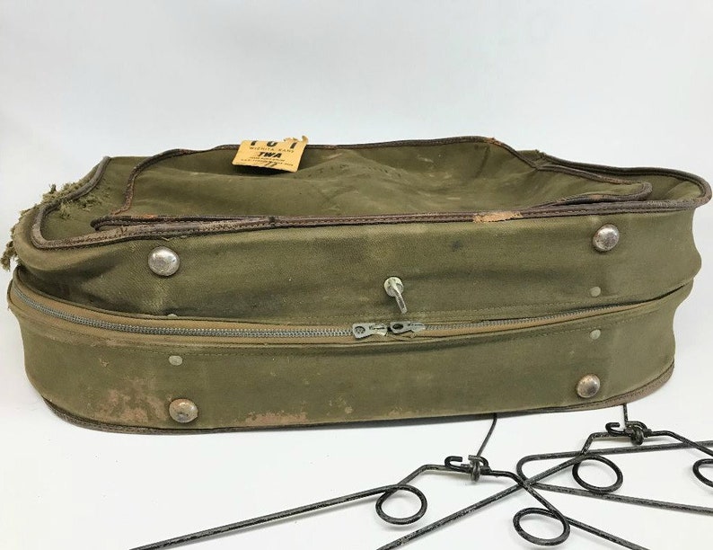Vintage Garment Bag Military Bag Military Garment Bag Etsy