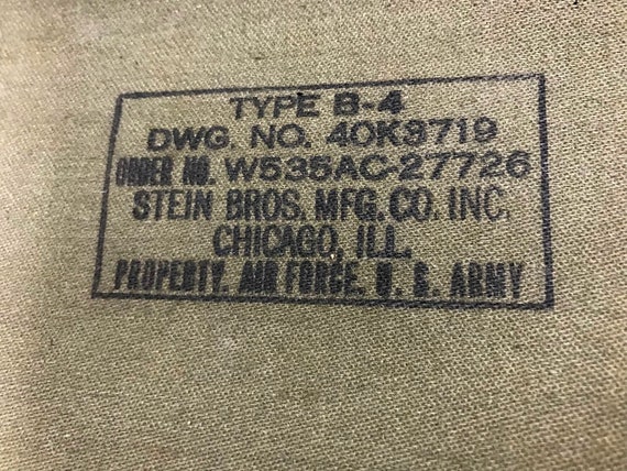 Vintage Garment Bag, Military Bag, Military Garment B… - Gem