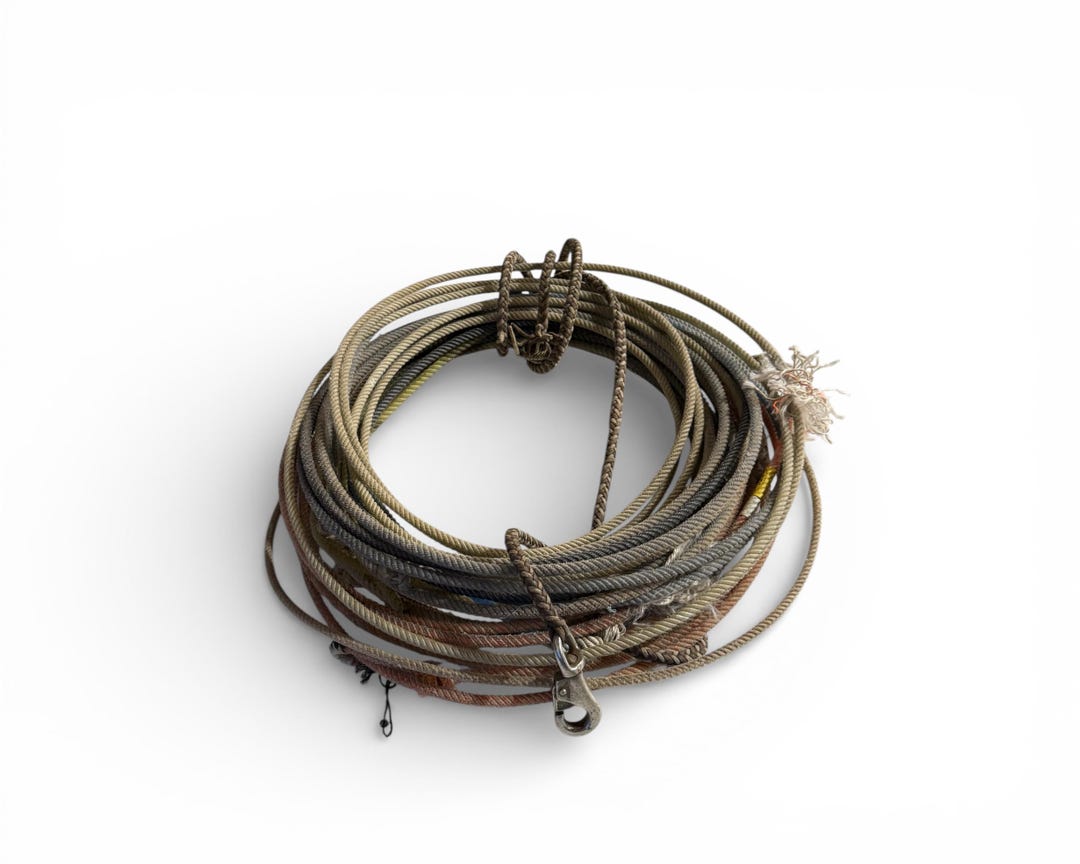 Vintage Western Rope Lasso Lariat - Cowboy Ranch Wall Decor - Etsy