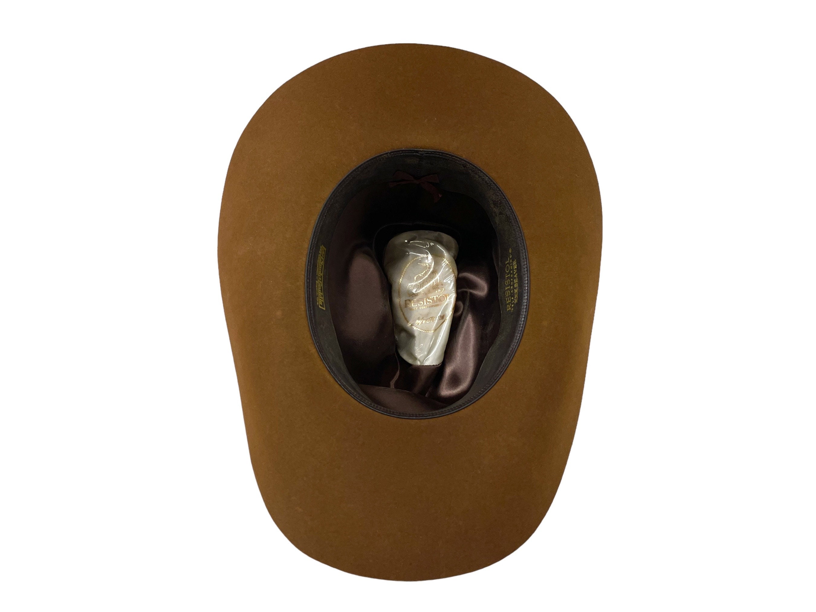 Vintage Resistol Beaver Felt Cowboy Hat - Western Wear, Size 7 1/4
