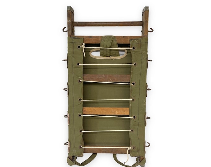 Vintage Wooden Backpack Frame, Wooden Packboard, Military Backpack ...