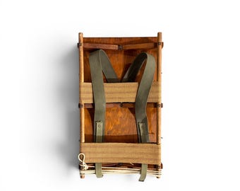 Vintage Wood Packboard Backpack Frame - Rustic Cabin Hunting Lodge Decor