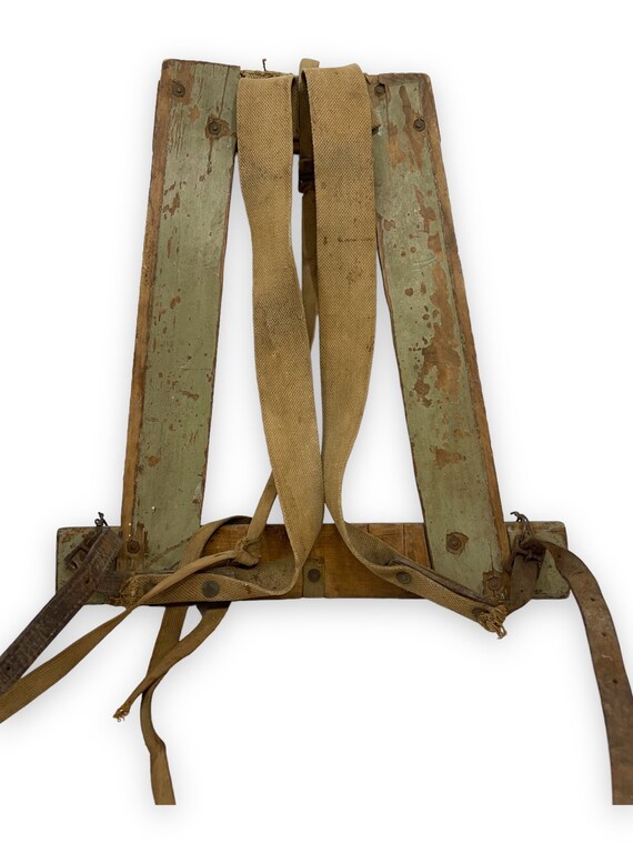Vintage Packboard, Trappers Backpack Frame, Wood … - image 2