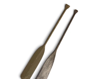 Vintage Wooden Boat Oar Paddles Pair - Rustic Cabin Lake House Decor