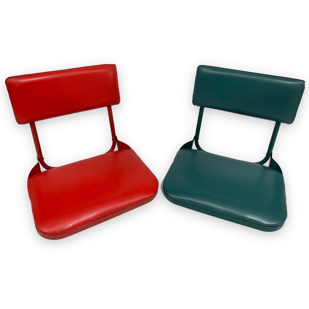 Vintage Bleacher Seats Pair Stadium Seats Mid Century Etsy