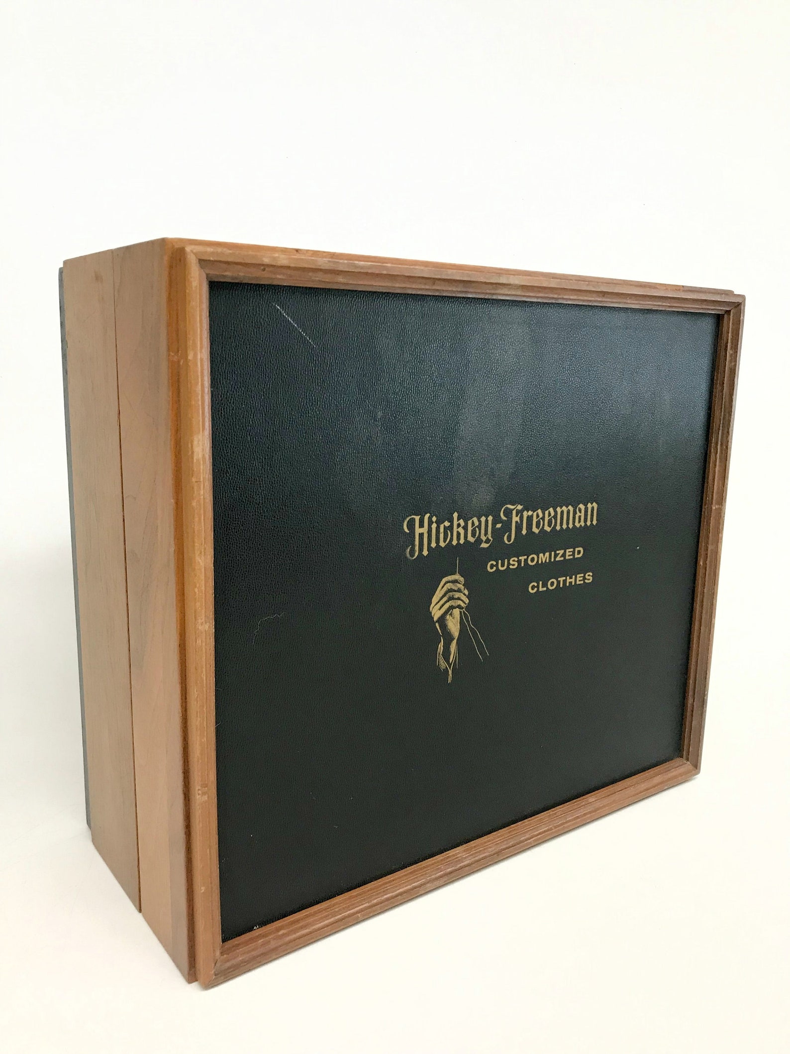 Hickey Freeman Suit Box Vintage Clothing Box Wood Storage Etsy