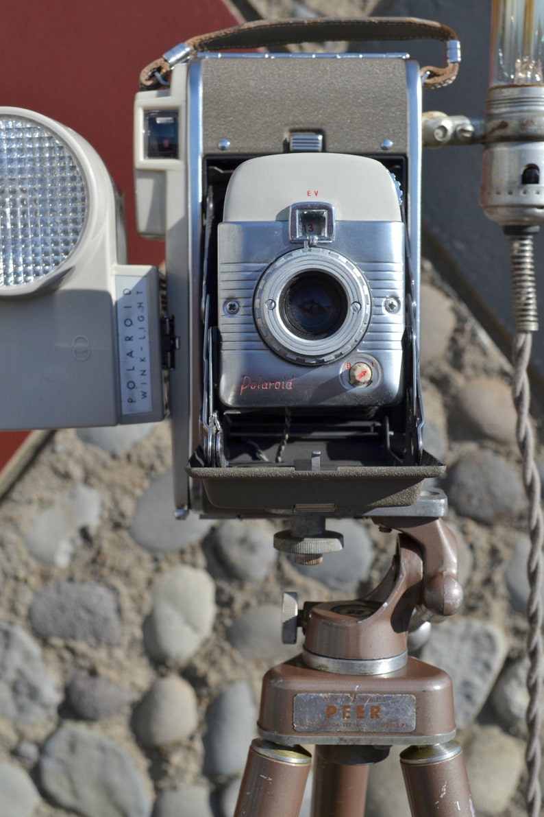 Tripod Floor Lamp Camera Tripod Lamp Antique Camera Etsy
