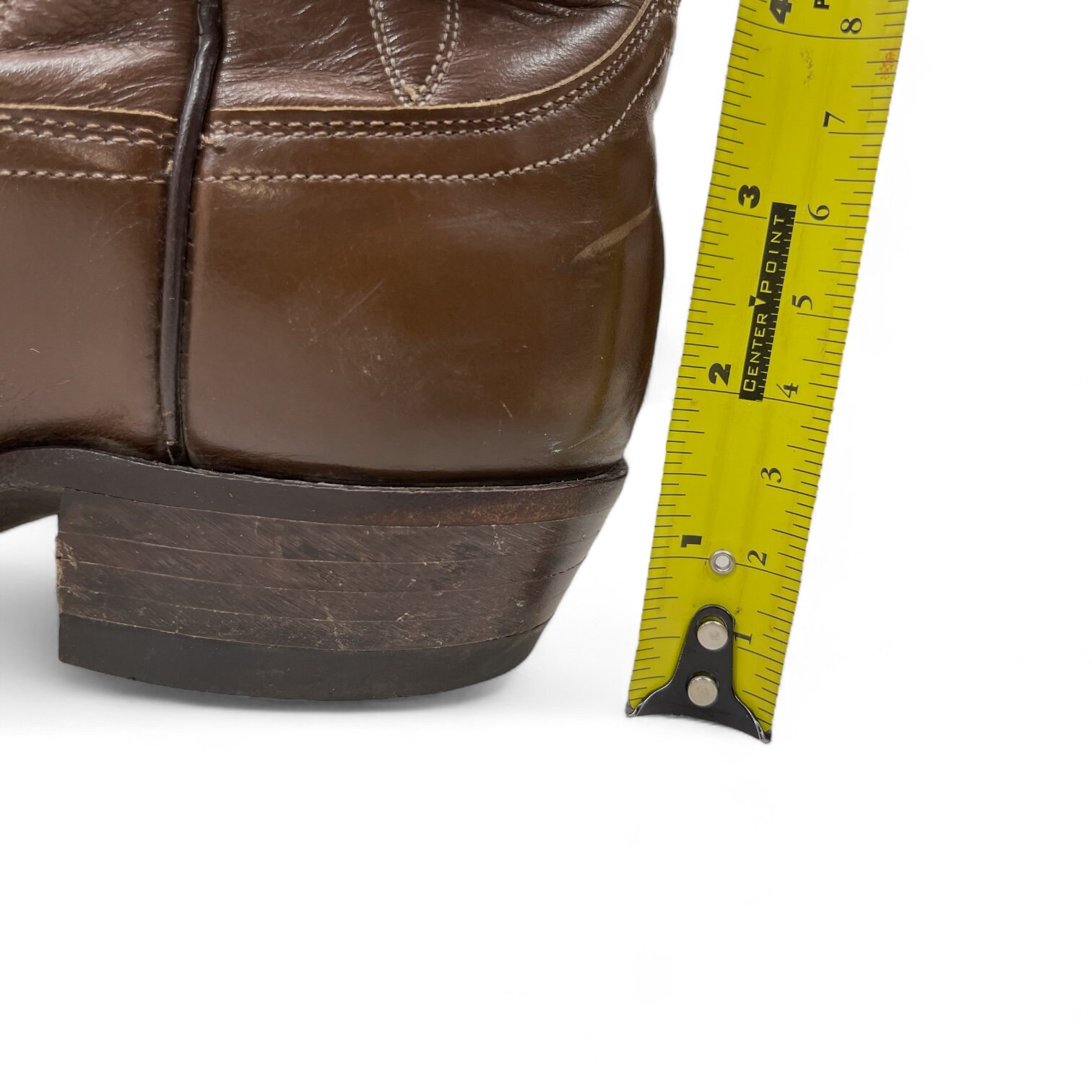 Vintage Justin Two-tone Wingtip Cowboy Boots – Western Style 