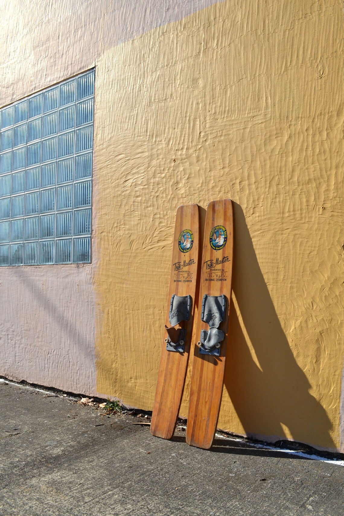 Vintage Water Skis Pair Wooden Water Ski Cypress Gardens Etsy