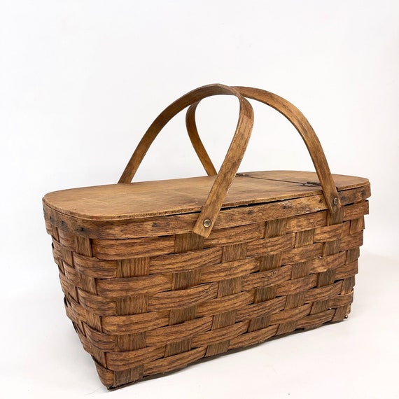 Vintage picnic basket deals