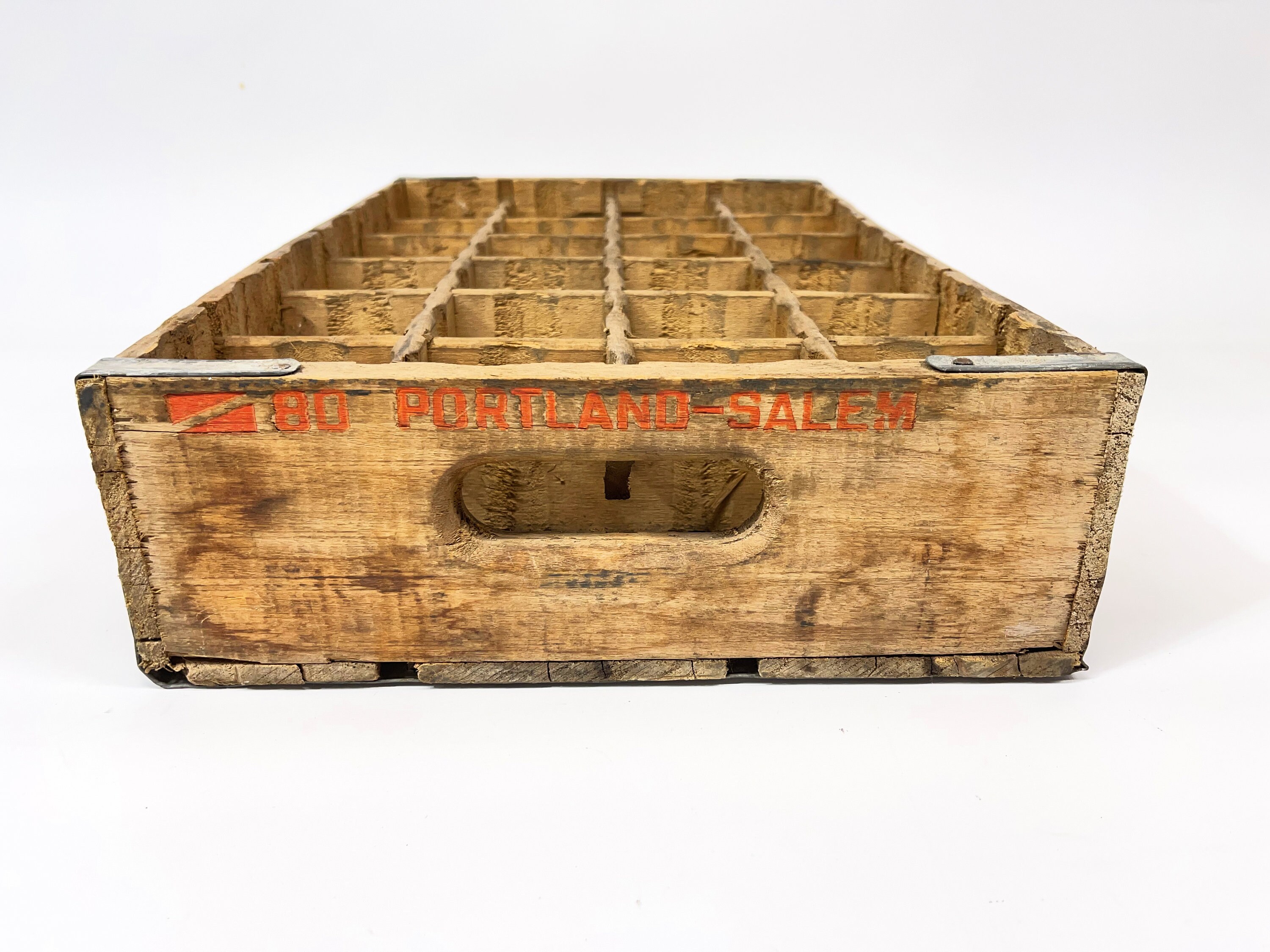 Vintage Gamble Wooden Crate Wood and Metal Crate Soda Crate Etsy Hong