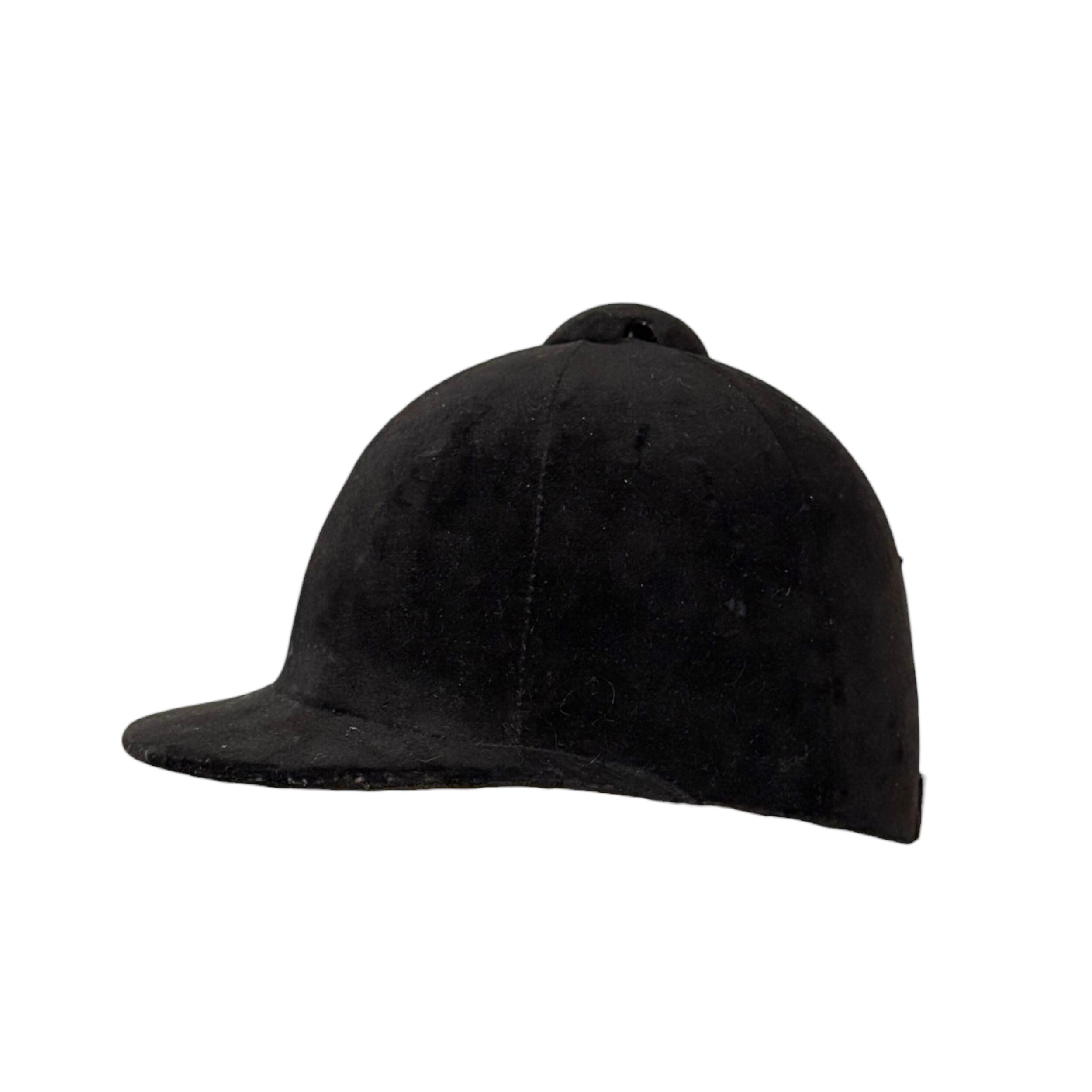 Vintage Black Velvet Hunt Cap by Bailey - Equestrian Riding 