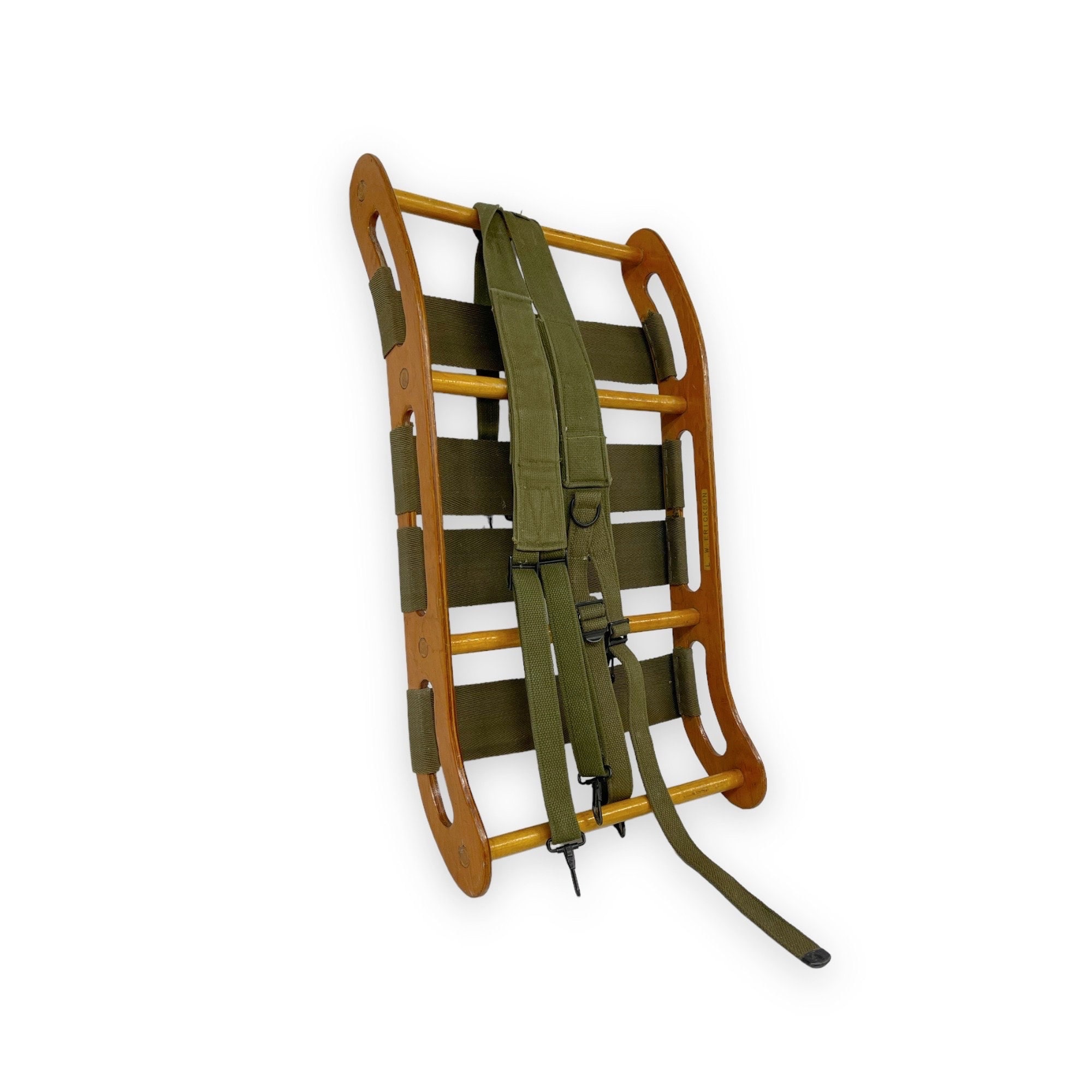 Vintage Wood Backpack Frame Wooden Packboard Trappers Backpack