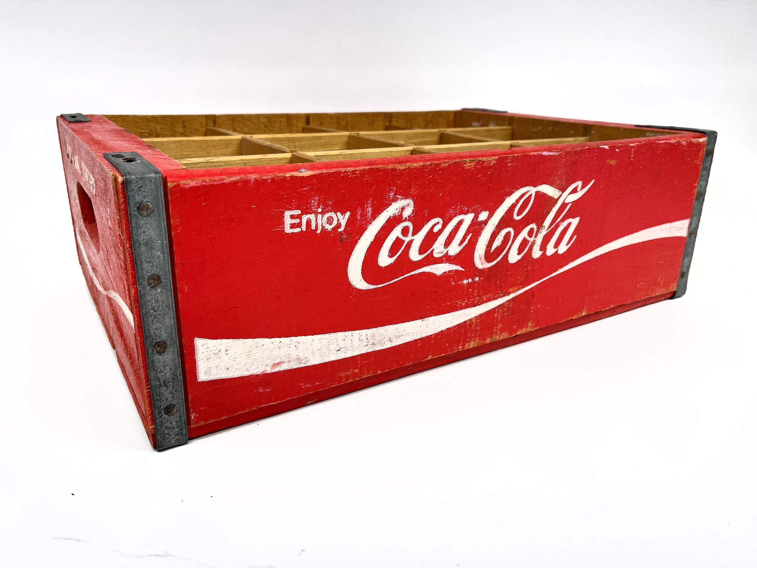 Coca Cola Libro Almacenamiento Caja Vintage Retro Coke Mancave bebida-Escoge Tu Talla 