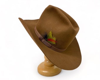 1950s Stetson 100X Beaver Cowboy Hat, Shudde Bros, Size 7 1/4 - Etsy