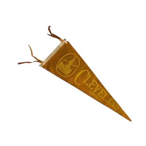 Original Vintage Felt Pennant Flags / Canada Pennants