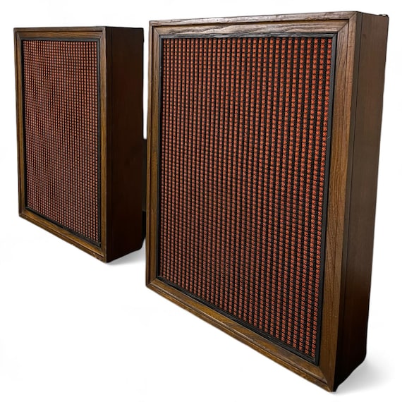 ◆大感謝祭!! Vintage Speaker 単品 m0s4474 Vintage Retro Stereo Speakers - Voice of Music Model 64, 60s