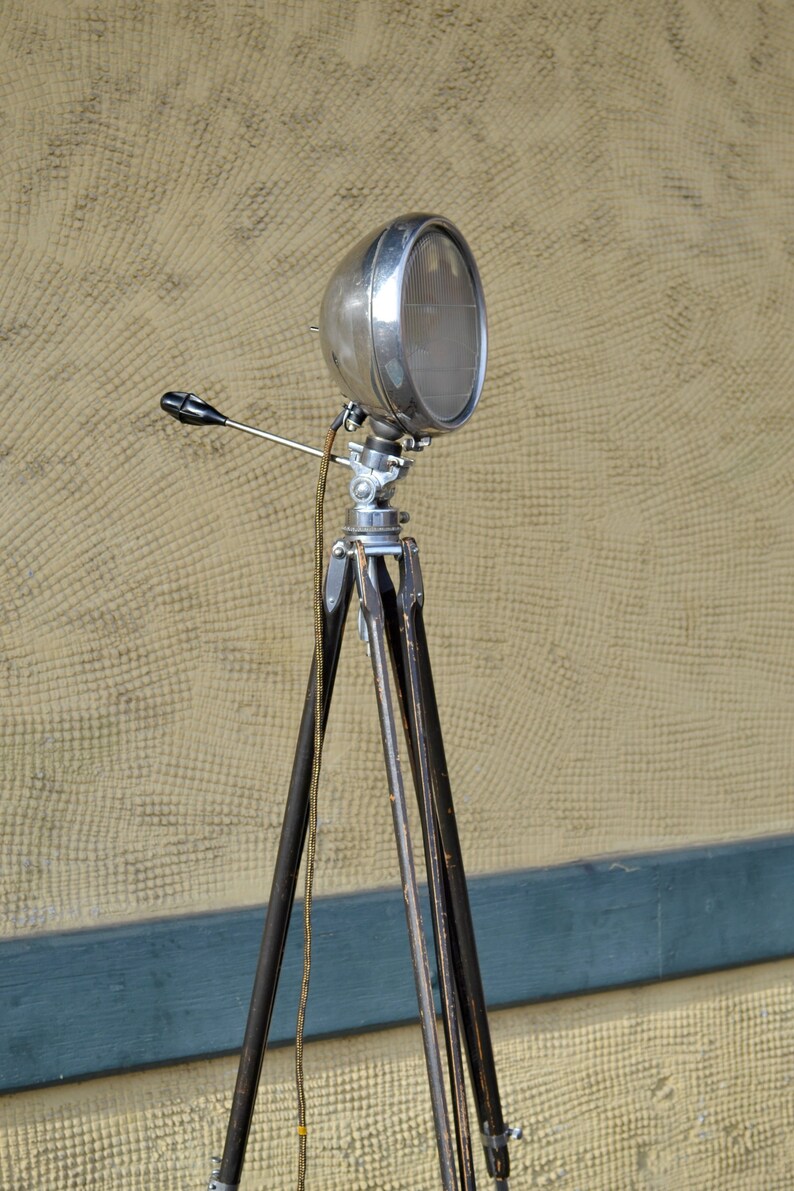 Tripod Floor Lamp Spotlight Rat Rod Light Ford Image 0