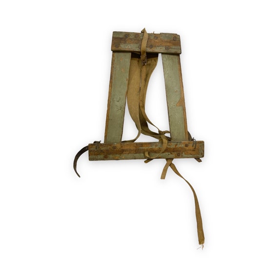 Vintage Packboard, Trappers Backpack Frame, Wood … - image 7