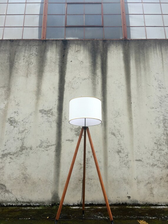 Vintage Tripod Lamp Vintage Tripod Wooden Surveyor S Etsy
