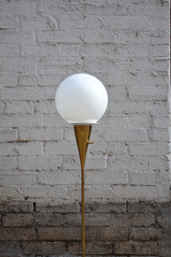 Vintage Mid Century Orb Atomic Floor Lamp Retro Space Age Light