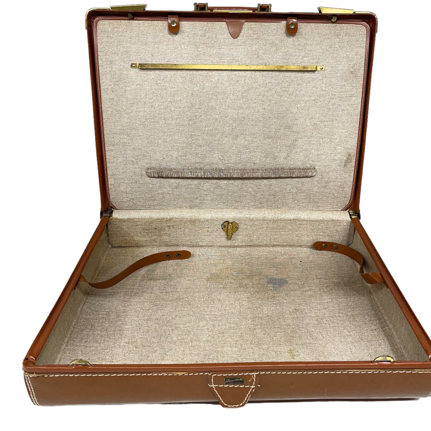 Vintage Mid Century Luggage Set, Modern Travelaire Suitcase and
