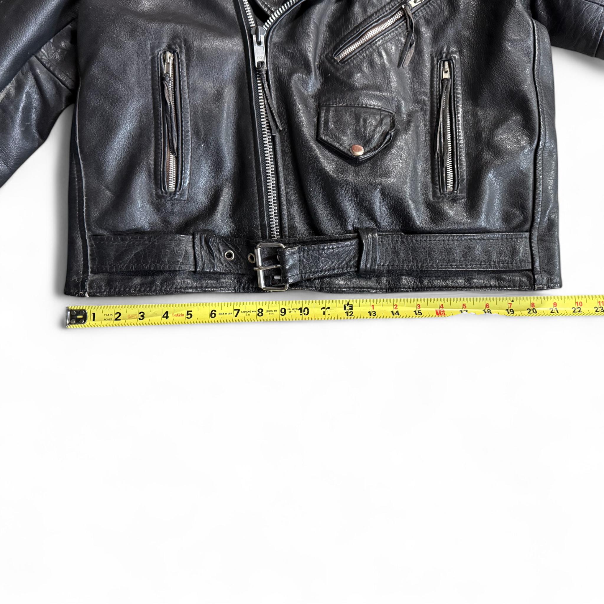 Vintage Harley Davidson Leather Biker Jacket - Men's Size 46
