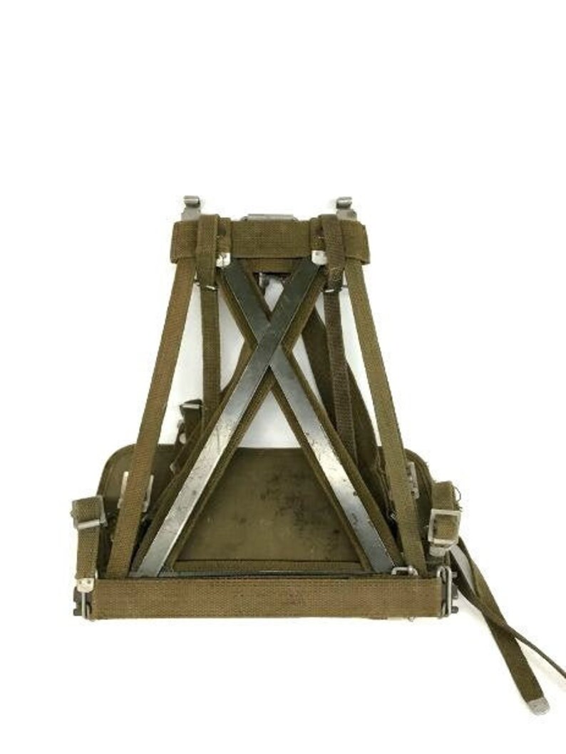 Vintage Military Backpack Frame German Army War Memorabilia Etsy