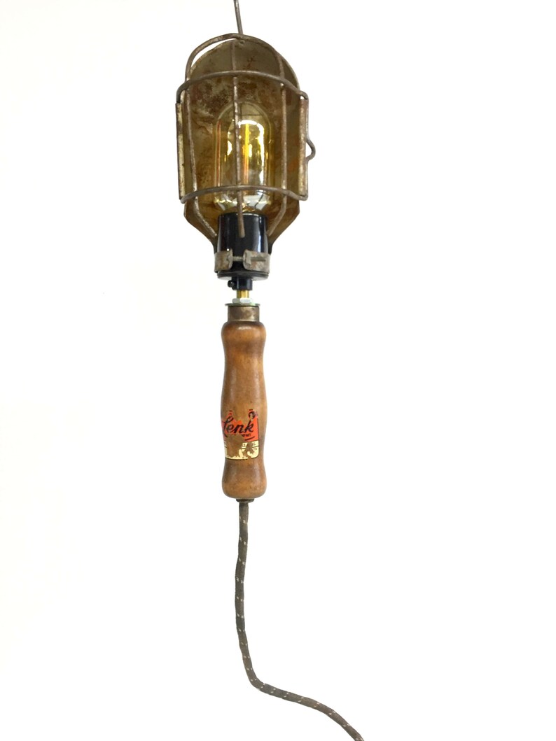 Pendant Lamp Steampunk Lighting Industrial Cage Light Man Cave Lighting Lenk Solder Iron Cage Light Vintage Cage Light