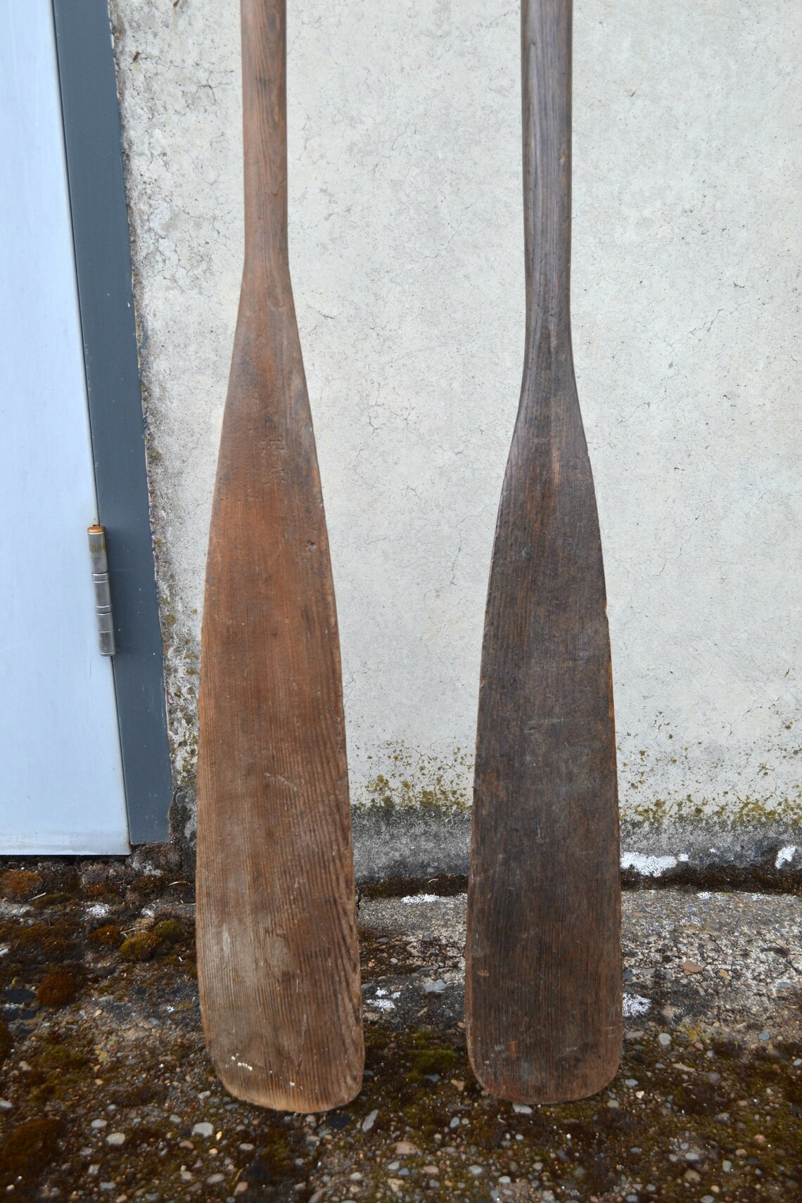 Vintage Oars Wooden Oars Pair Boat Oars Rustic Oars Oars Etsy