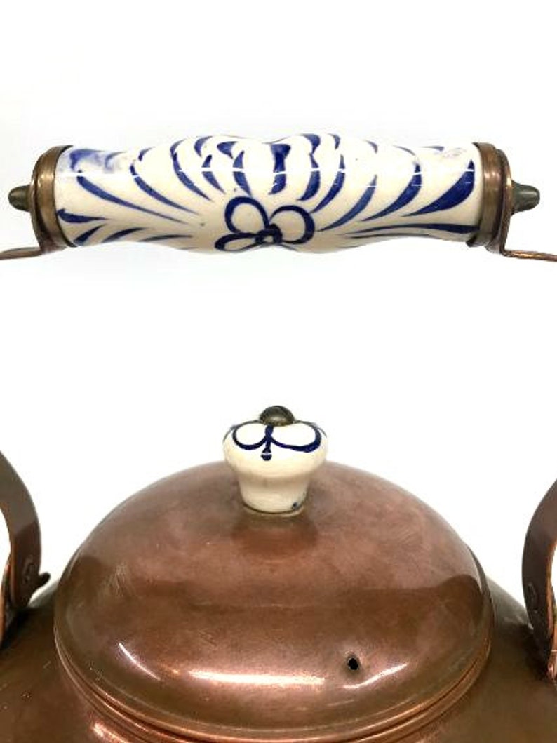 Vintage Solid Copper Tea Kettle ODI Copper Tea Kettle Copper Etsy