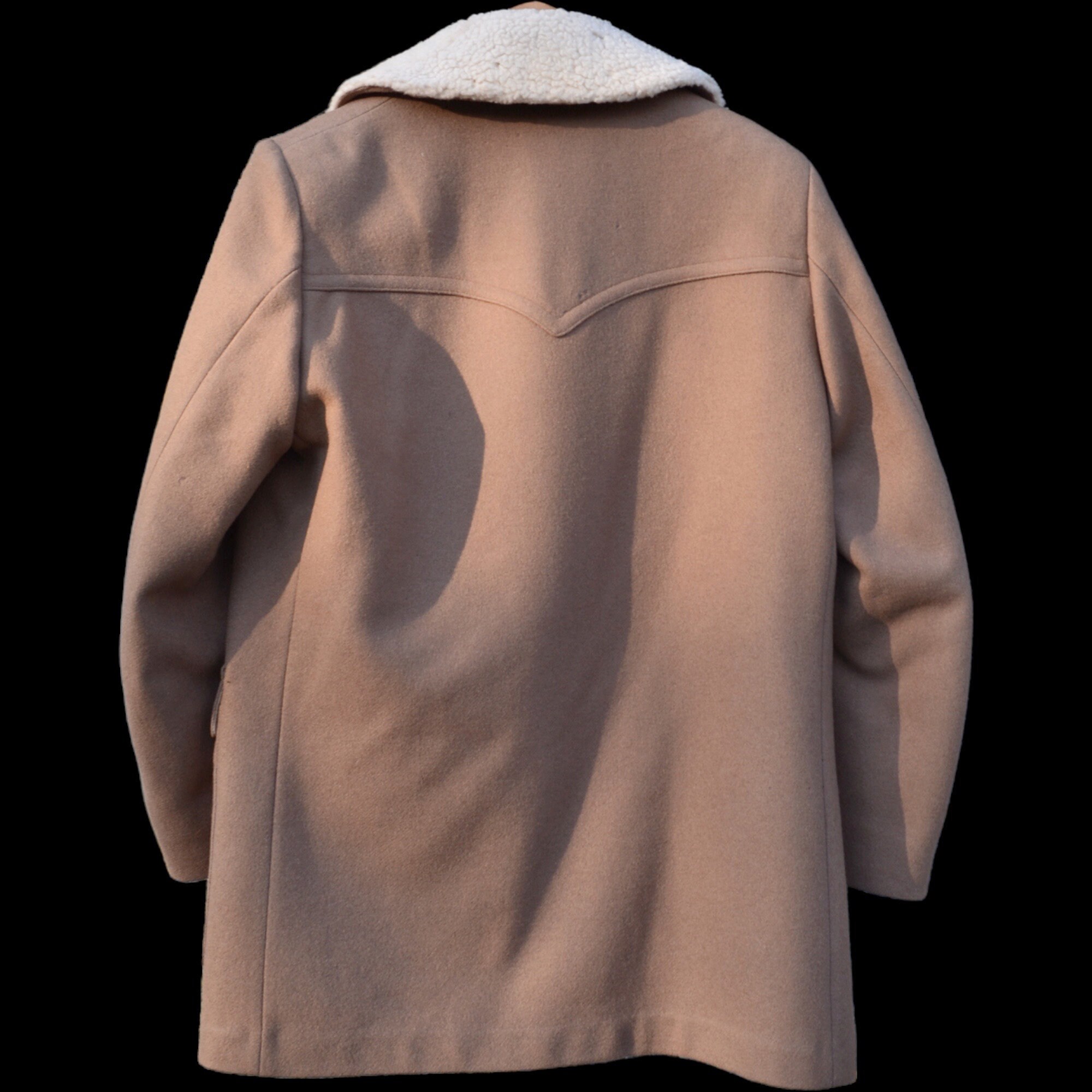 Vintage 1970s Pendleton Wool Sherpa Rancher Jacket - Mens L - Etsy