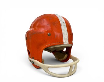 Vintage MacGregor E7J Football Helmet - Sports Decor Display