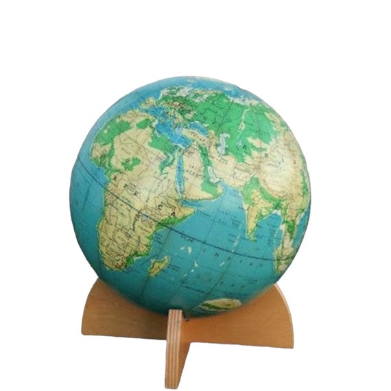The World is Yours Vintage Globe Art, Onward