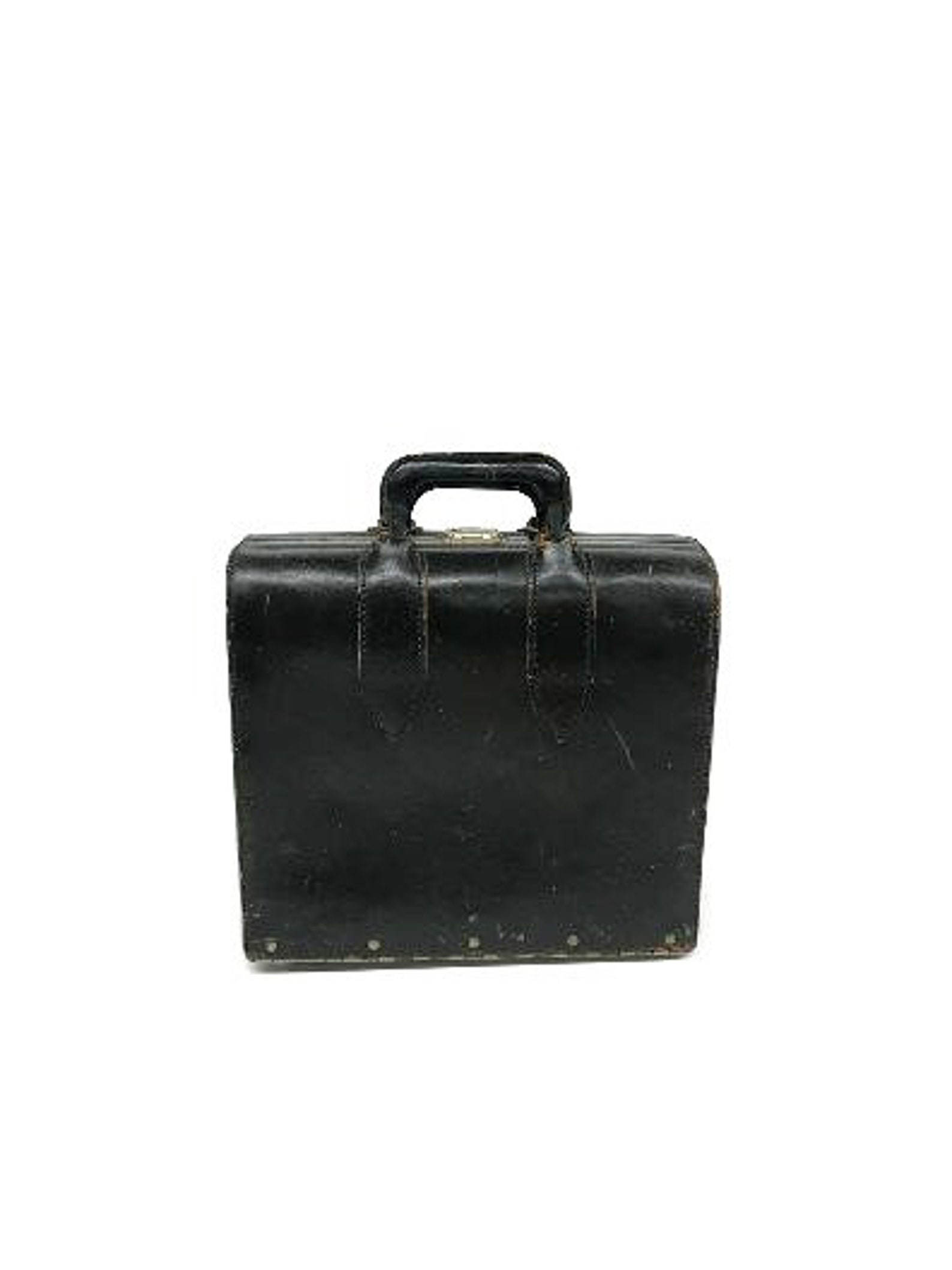 Vintage Leather Traveling Salesman Briefcase Leather | Etsy