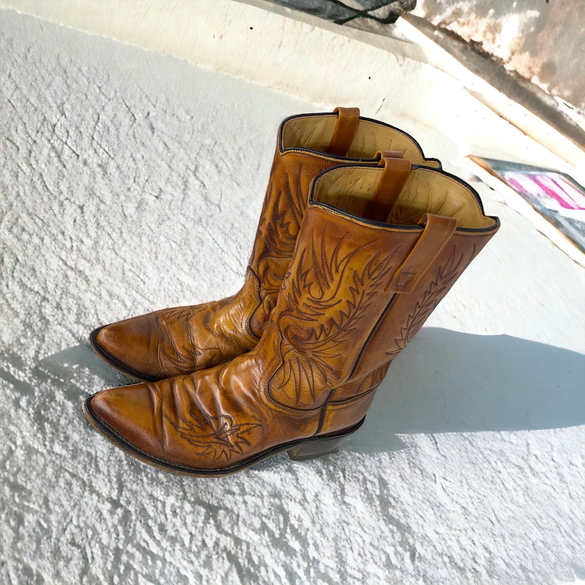 Vintage Acme Cowboy Boots, 1970s Circle A Cowboy Boots, Size 10D Cowboy Boots, Cowboy Western Boots, Western Ranch Boots, Tall Shaft Boot - Etsy Vintage Acme Cowboy Boots, 1970s Circle A Cowboy Boots, Size 10D Cowboy Boots, Cowboy Western Boots, Western Ranch Boots, Tall Shaft Boot - Etsy