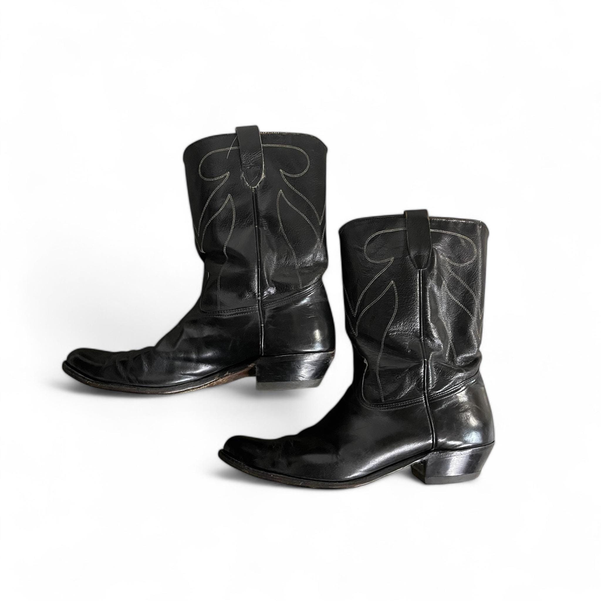 NEW Black vintage wrangler boots men\'s size 9‎ Wrangler Western Boots for Men for Sale | Shop New & Used  main image 4