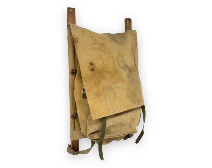 Trapper Ppack Frame Vintage Trapper Nelsons Backpack, Wooden Backpack Frame, Indian Pack ...
