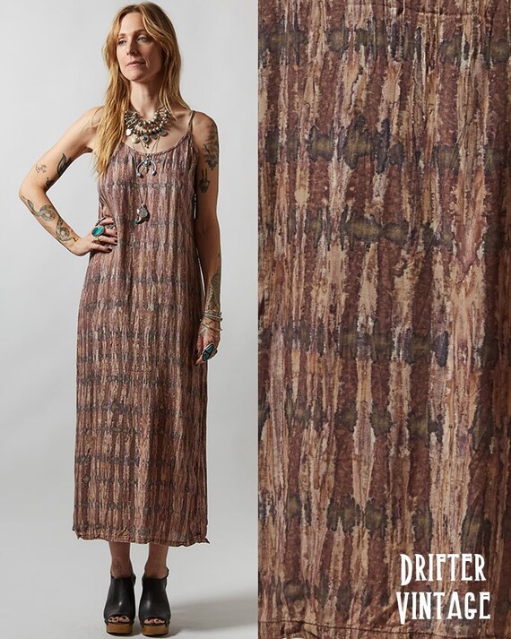 Vintage 90s india GYPSY boho hippie tye dye MAXI D