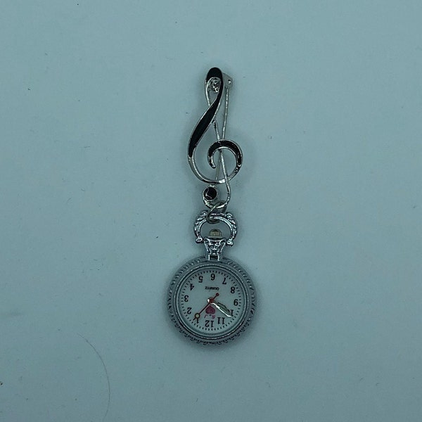 Montre Silver Music Cleft Brooch