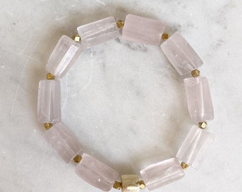 Rose Quartz Stretch Bracelet