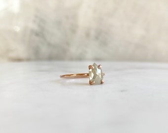 Rose Cut Diamond Ring