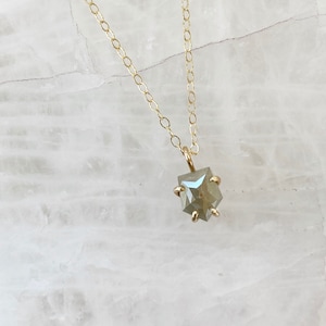 Rose Cut Diamond Necklace