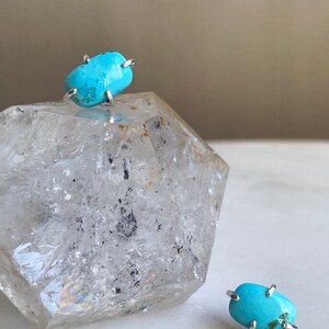 Turquoise Stud Earrings image 3