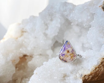 Lavender Australian Opal Ring
