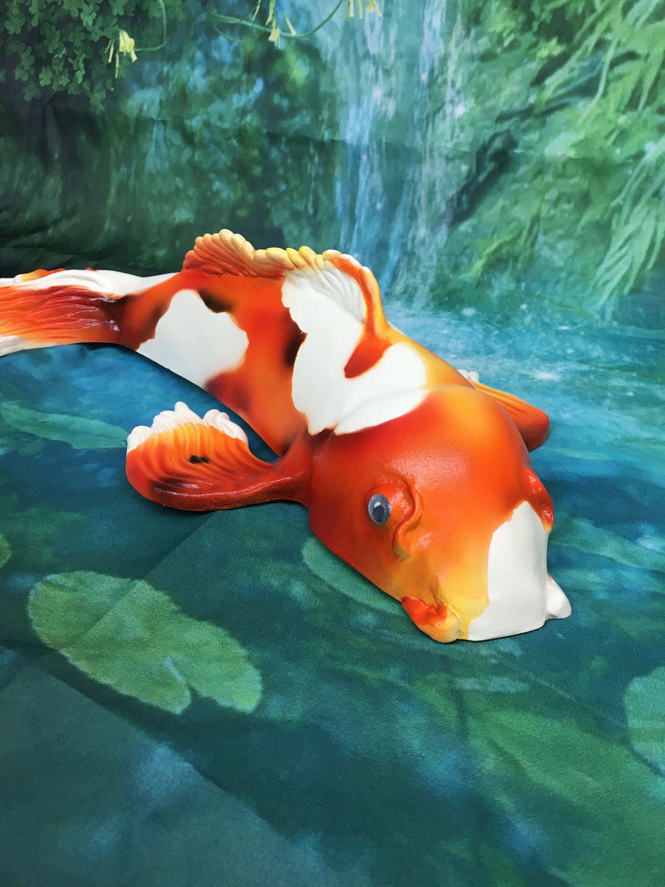 Koi Set of 2 Koi Wall Hanging Garden Fish Koi Fish Etsy