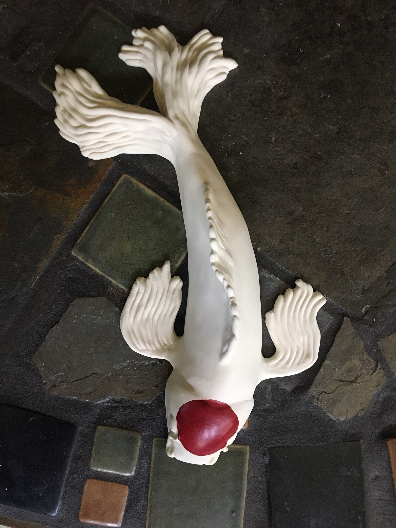 Tancho Koi 3D Koi Koi Sculpture Koi Lover gifts swimming Etsy