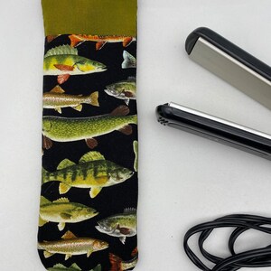 Lockenstab Abdeckung - Fische, Angeln, Lachs, Forelle, Natur, Flüsse, Seen, im Freien